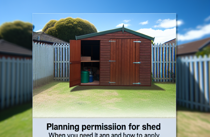 Planning Permission for Sheds When You…