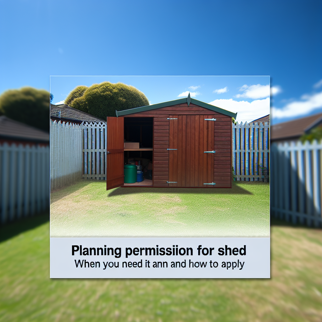 Planning Permission for Sheds When You Need It and How to Apply