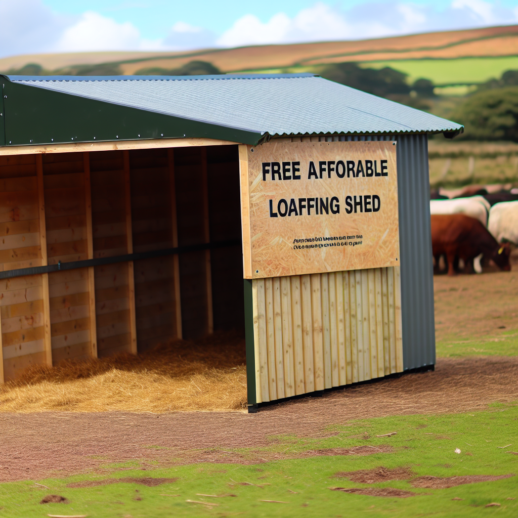 Free Loafing Shed Plans for Affordable Livestock Shelter