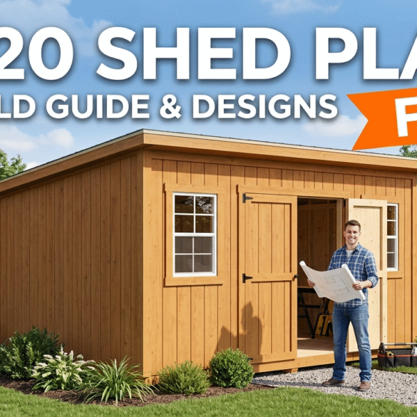Free 10×20 Shed Plans: Build Your Dream Shed Today!