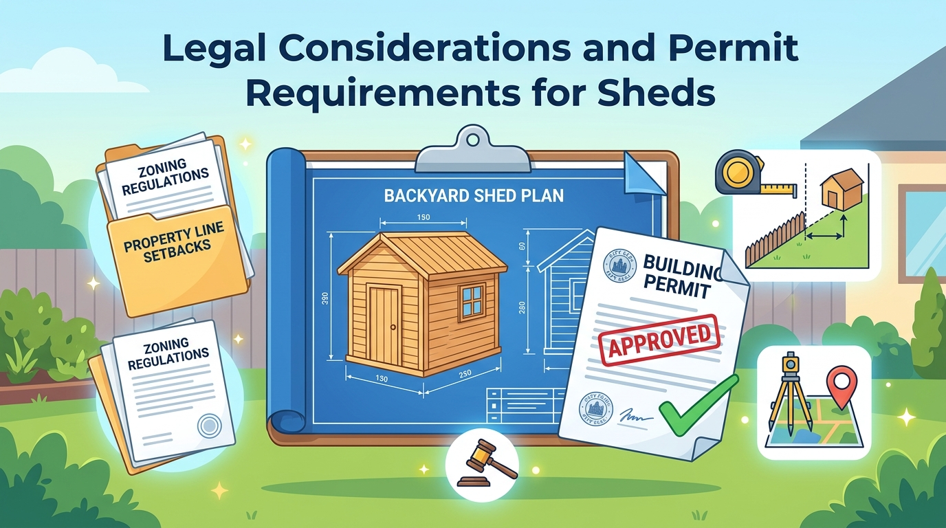 Premium & Customizable Backyard Shed Plan Options