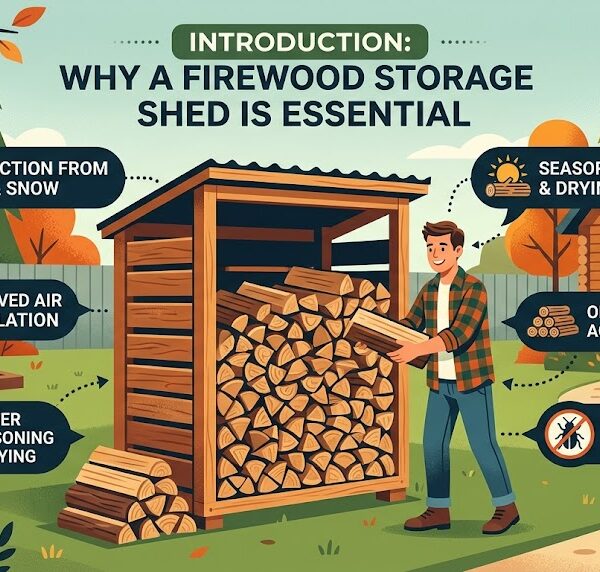 Build Your Own Firewood Storage Shed: Plans & Guide