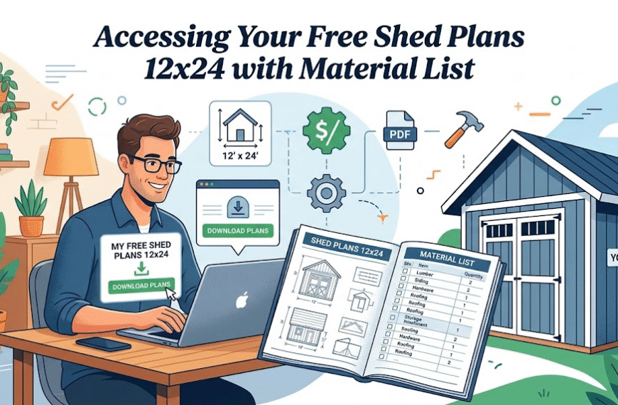 Free 12×24 Shed Plans: Materials List&hellip;