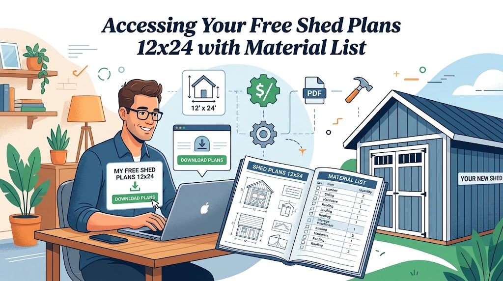 Free 12×24 Shed Plans: Materials List & DIY Guide