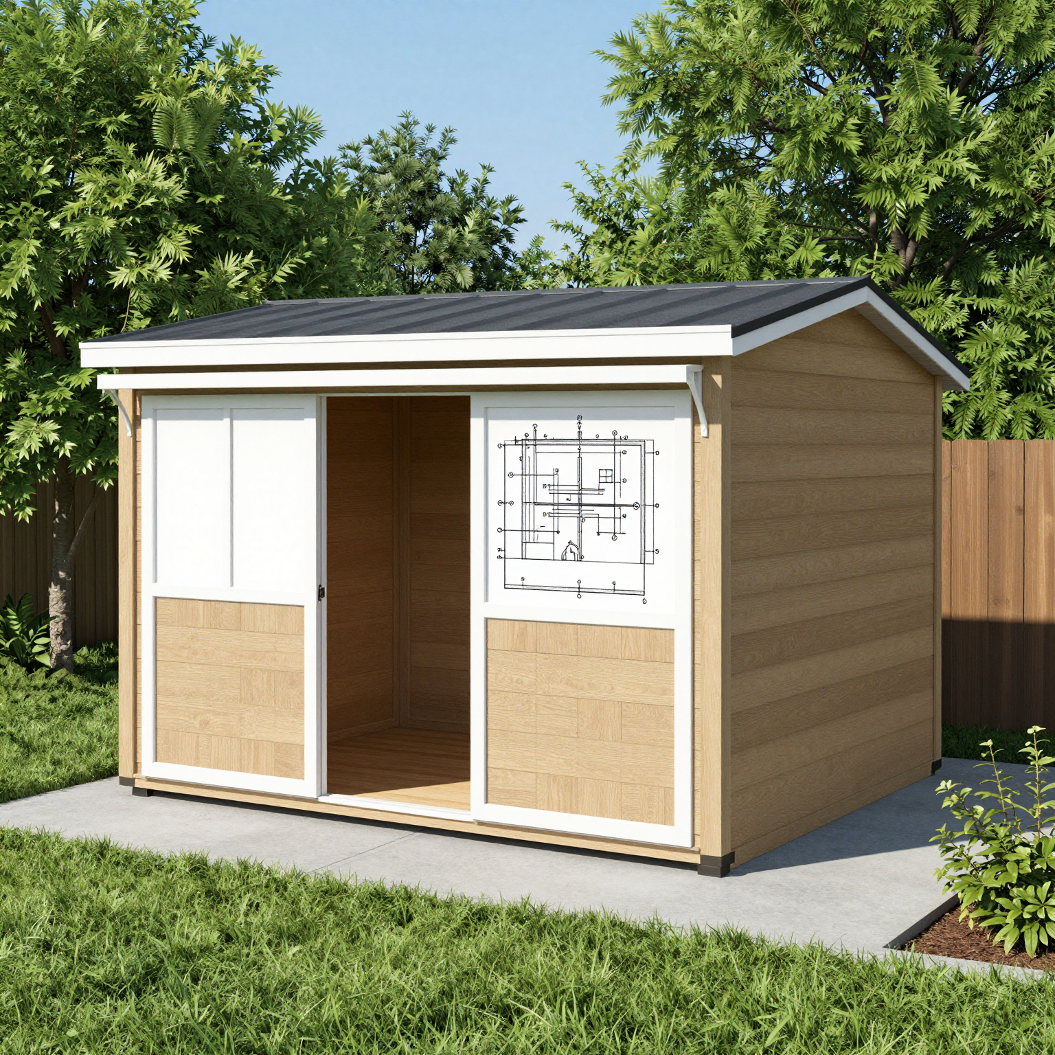 Storage Shed Building Plan: Free Large Shed Construction Plans