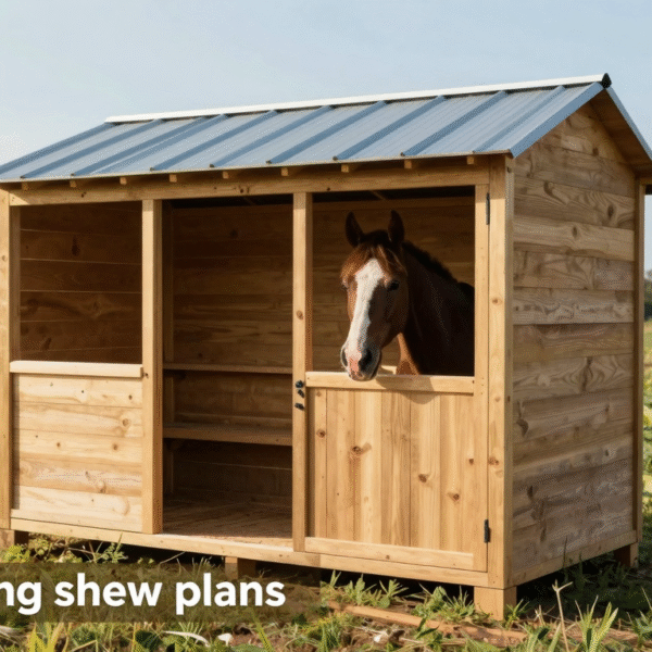 DIY Loafing Shed Plans: Your Guide to Building a Shelter