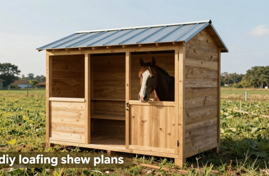 DIY Loafing Shed Plans: Your Guide to Building a Shelter