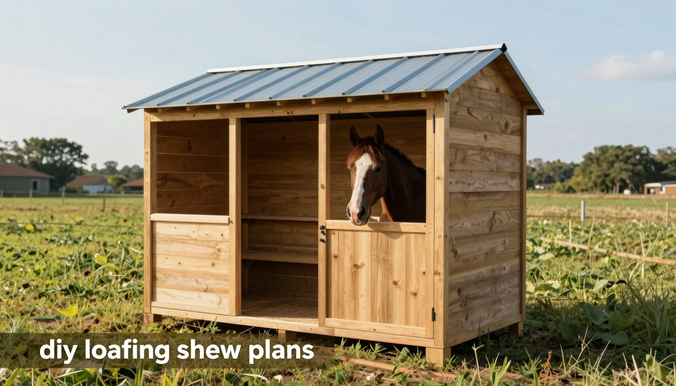 DIY Loafing Shed Plans: Your Guide to Building a Shelter