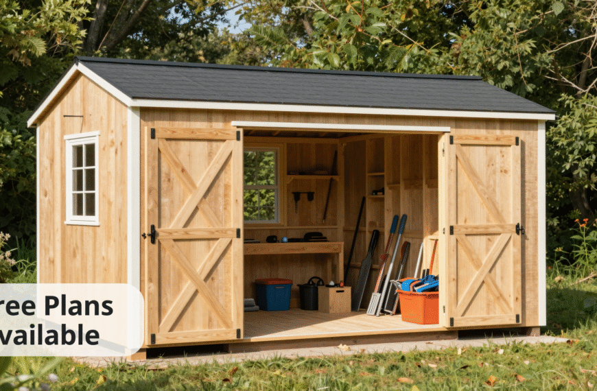 Free 12×20 Shed Plans PDF: Build Your Dream Storage
