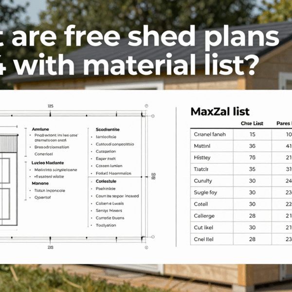 Free Shed Plans 16×24 with Material List: Build Your Dream Shed