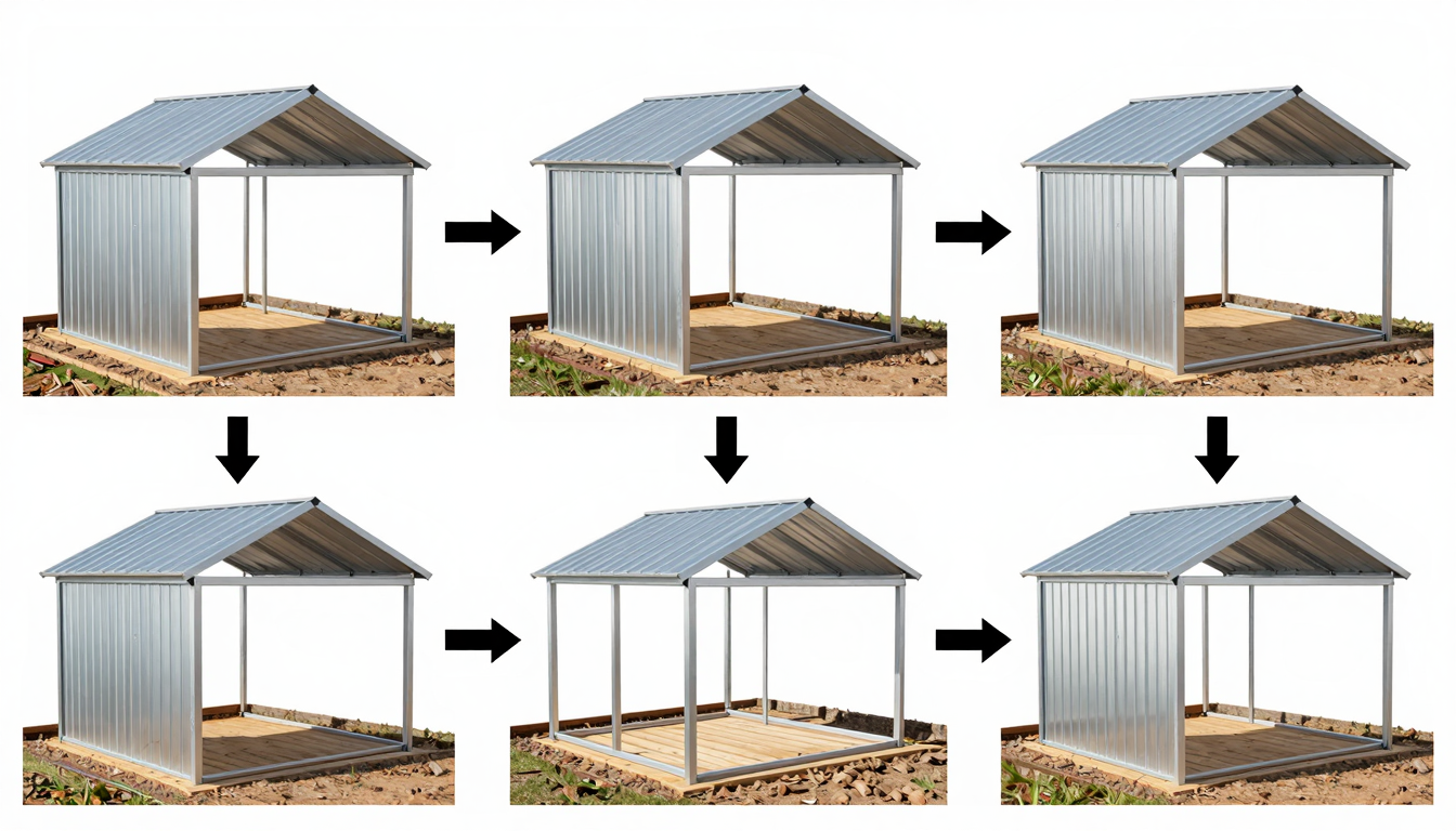 Step-by-Step Guide to Building with DIY Metal Shed Plans