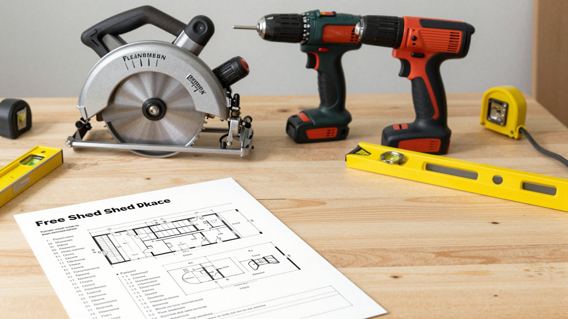 Essential Tools and Tips for Building with Free Shed Plans with Materials List PDF