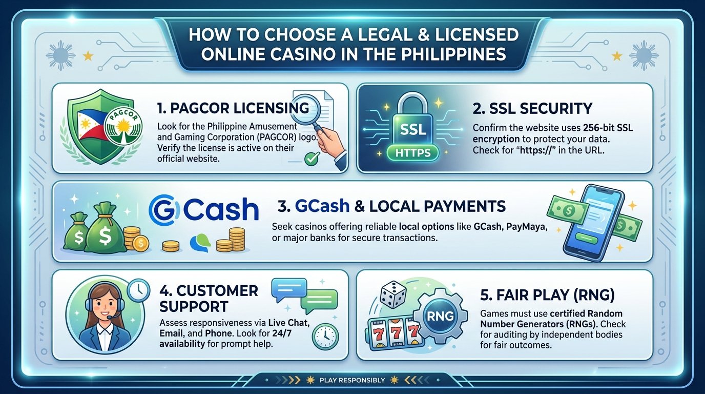 Paano Pumili ng Legal at Lisensyadong casino philippines online sa Pilipinas?