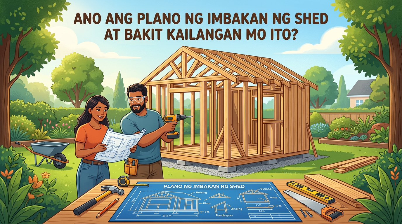 Building Plan for Storage Shed: Ano ang Plano ng Imbakan ng Shed at Bakit Kailangan Mo Ito?