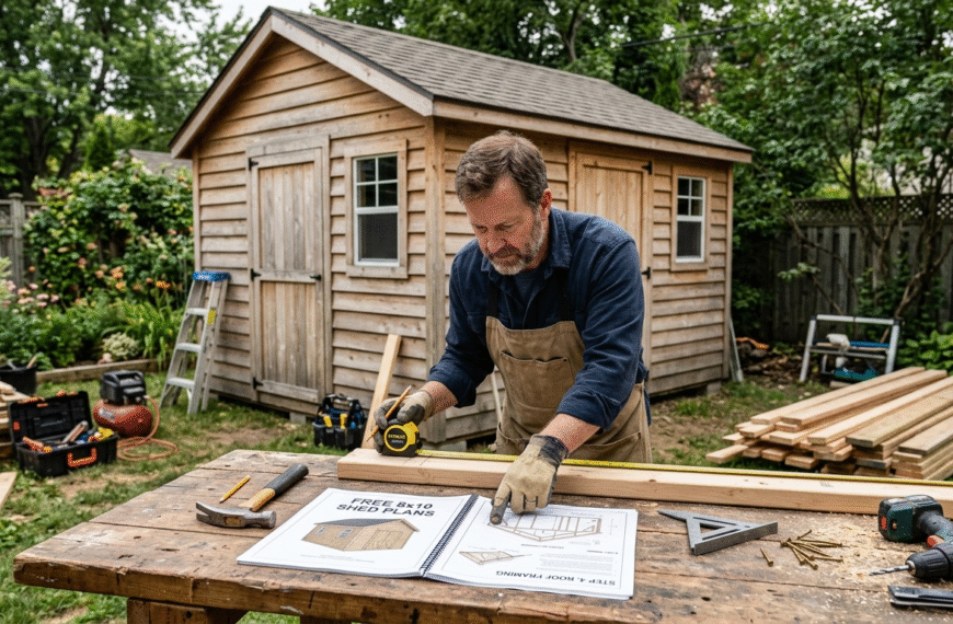 Free 8×10 Shed Plans PDF: Materials List & Build Guide