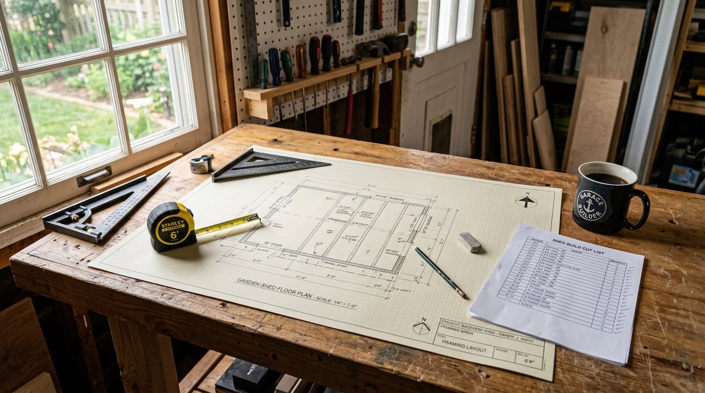 How to Design Your Own Shed: Size, Layout, and Storage Needs